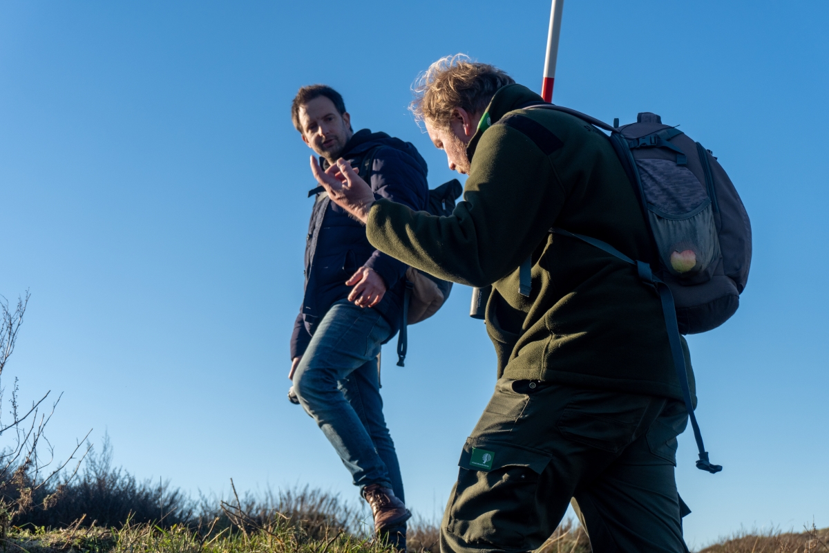 Veldwerk in samenwerking met Staatsbosbeheer